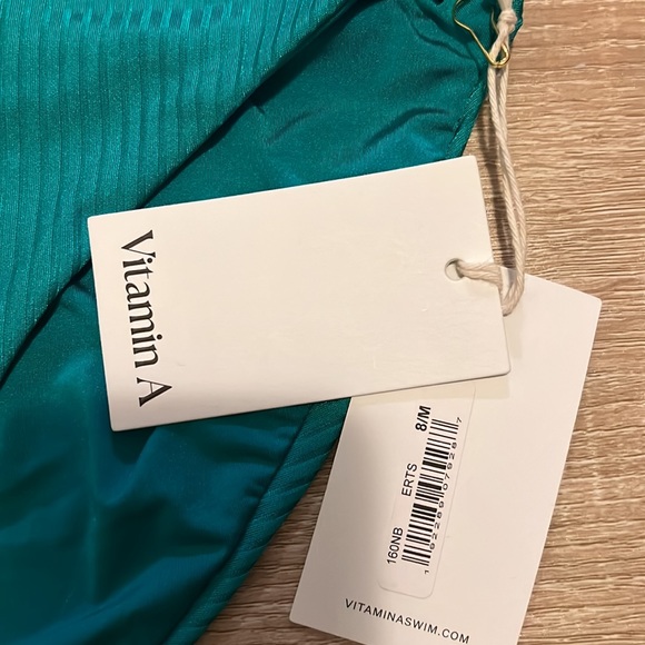 Any 1/$25 - Vitamin A Kaya Red Rib Bikini Bottom - Picture 14 of 16